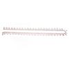 Rhinestone Chain 2.3cm Wide 1 Yards Silver Bottom Fine Workmanship Super Glittering DIY Craft
