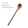 Camphor Wood Multi-Purpose Spoon Set: Coffee, Milk Tea, Honey, Dessert, Soup & Fork for Adults and Children.