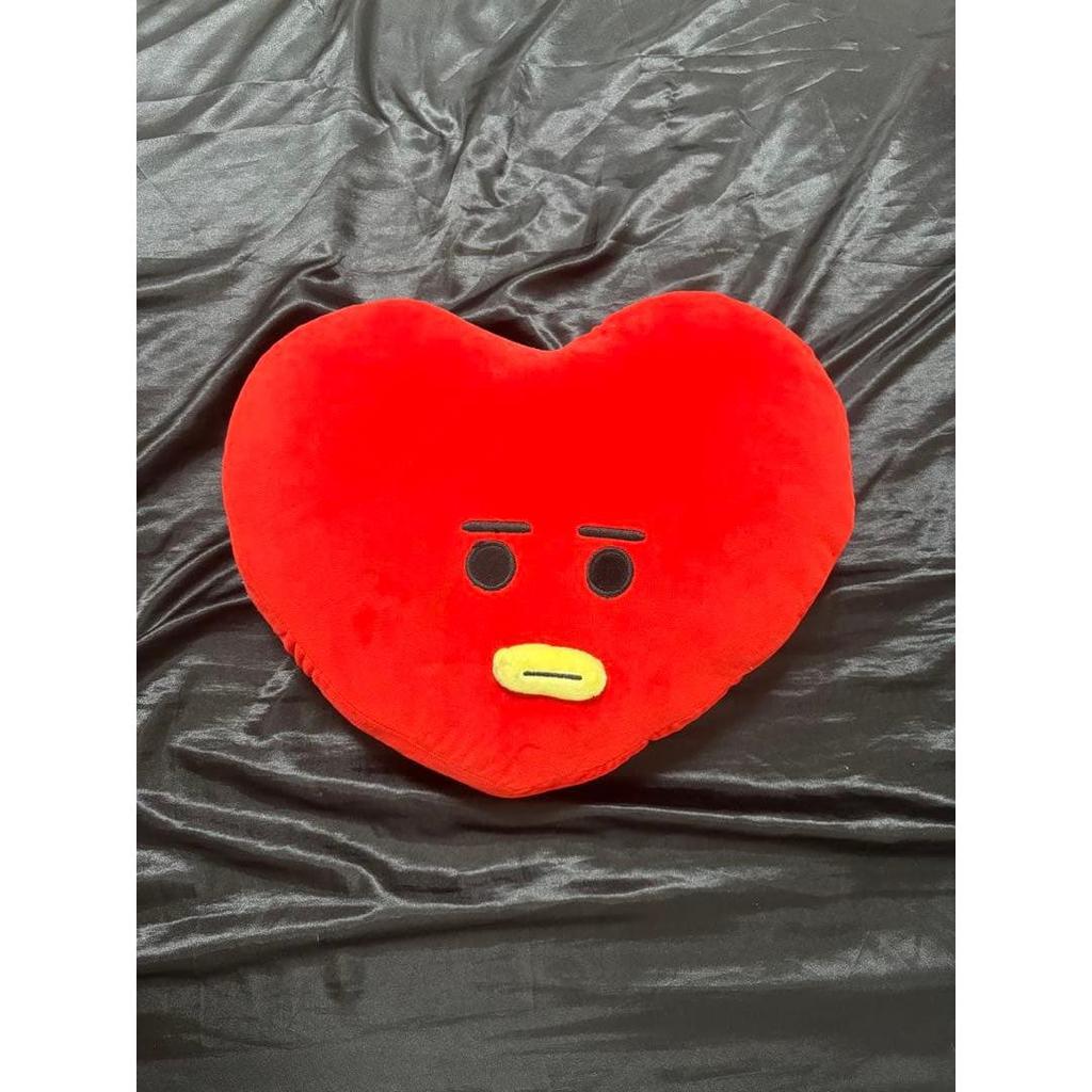 Used BT21 TATA stuffed cushion red