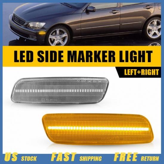 LED Side Marker Parking Light For Toyota Lexus Scion 1998-2005 Lexus GS300/GS400