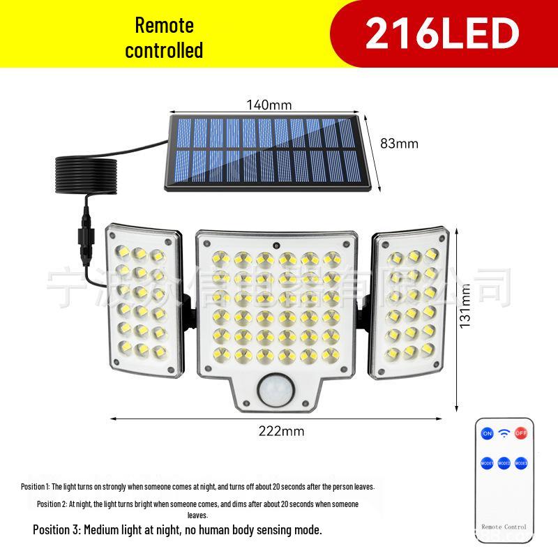 Zhongxin 25th Anniversary Solar LED Wall & Path Light - Motion Sensor Outdoor Courtyard Light