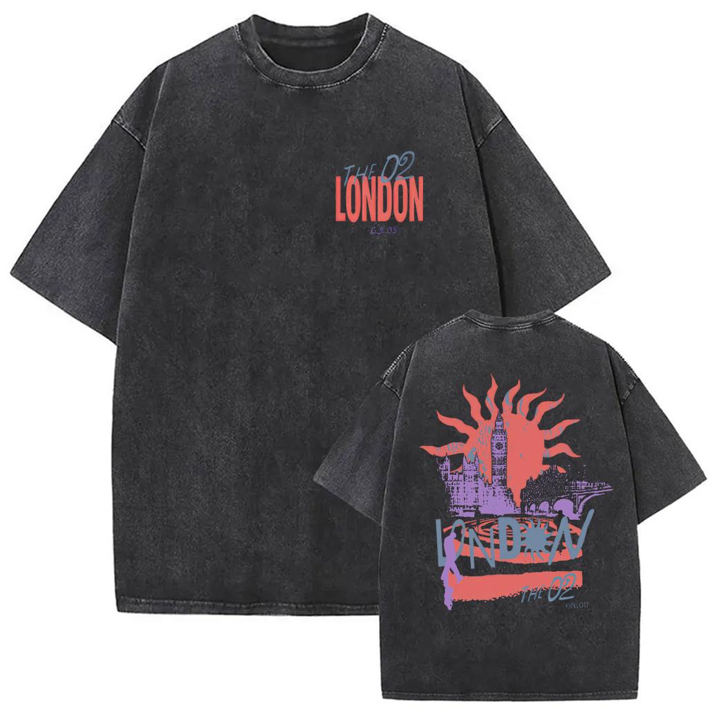 Vintage Washed Louis Tomlinson How Did We Get Here Tour 2026 New T Shirt Men Women Harajuku Fashion Oversized Tshirt Streetwear