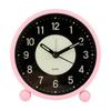 4.5-inch Luminous Silent Metal LED Alarm Clock - Student Bedside Table Clock