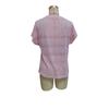 Summer Women's Holiday Style Solid Colour Fashion Loose Lace V-Neck Bat Short Sleeve T-Shirt
