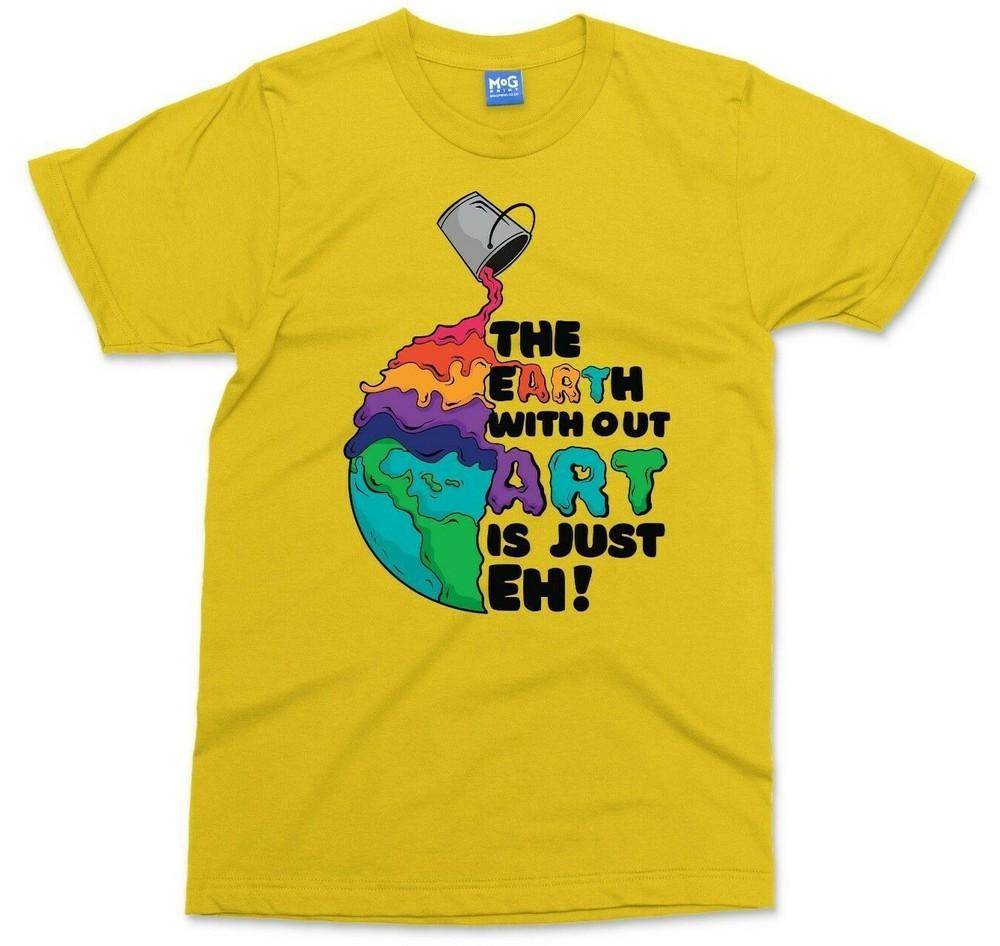 Funny Earth Art TShirt Gift For Artist Painter Tee Painting Drawing For Him Her