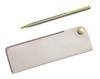 White Horizontal Snap Pen Case with Top Flat 904 Rotating Ballpoint Pen Set (5-pack) T23-NK01W-803-5