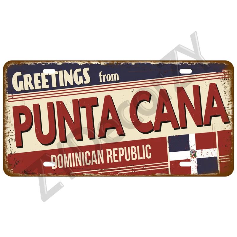 DORA Tin Sign Vintage Tin Sign For Restaurant Bar Pub Cafe Man Cave Decoration Decor Capital City Tinplates Plate Metal Sign Plaque Landmark