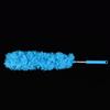 Household Soft Flexible Duster Dust Cleaner Stainless Steel Telescoping Extension Pole Sky Blue