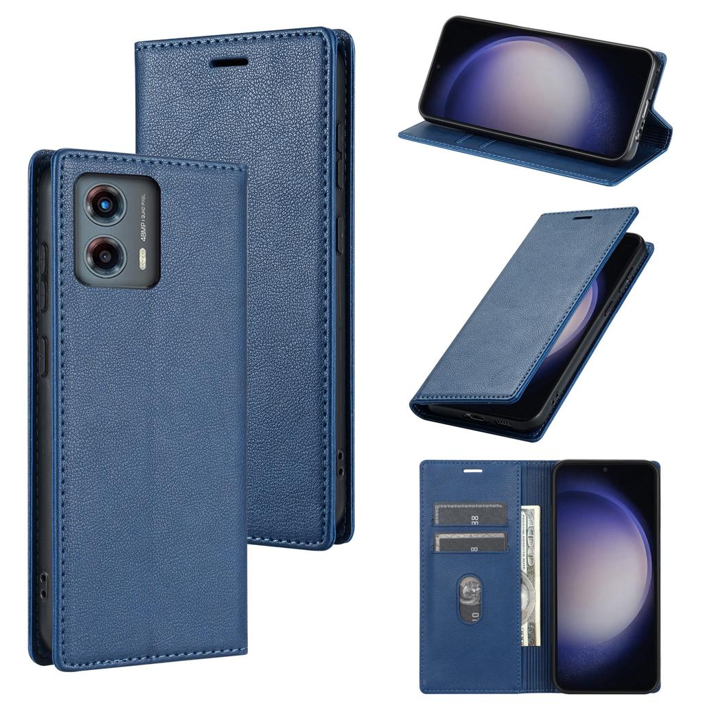 Suitable for Xiaomi Mi 13T mobile phone leather case Redmi Note15 solid color lychee pattern flip magnetic card wallet 12C