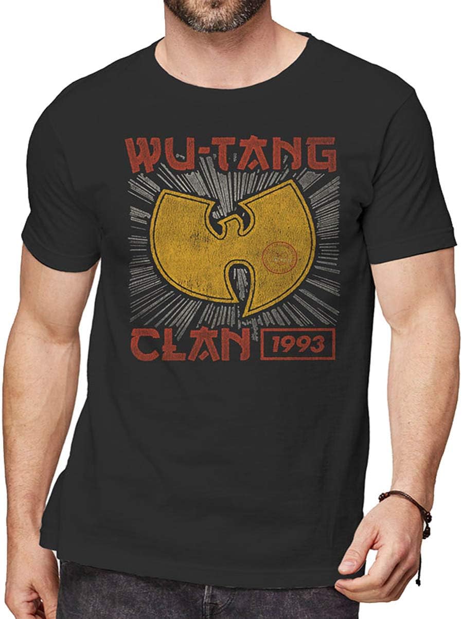 Мягкая узкая футболка с принтом Wu-Tang Clan Tour 93 S разноцветный