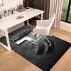 Football Football Crest Printed Area Rug for Office, Chair Rug, Decorative Carpet Floor Mat, Large Size Fan gifts Christmas gifts