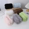 New Korean Style Cute Large Capacity Cosmetic Bag Portable Plush Storage Bag Instagram Style Skin Care Products Washes Storage Bag