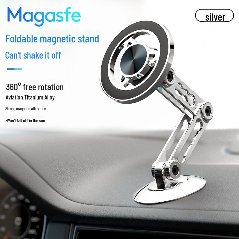 Magsafe Magnetic Car Phone Holder with Anti-Shake Support for Dashboard Navigation
