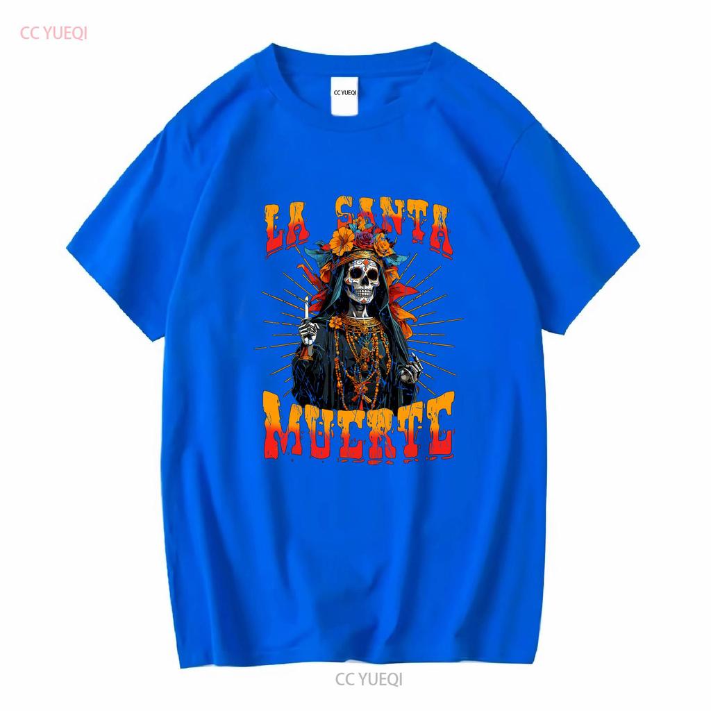 NEW LIMITED La Santa Muerte Sugar Skull Catrina Cinco De Mayo T Shirt S 5XL vintage Washed Comfortable Stylish streetwear Soft