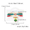 Exquisite Cute Christmas Santa Claus Bracelet Set for Women Men Fashion Unisex Festival Jewelry Daily Wearing Party Gift