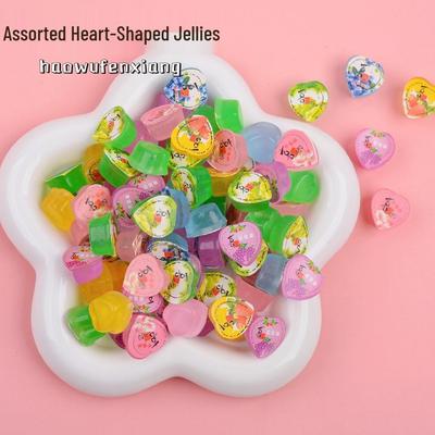 Mini Herz Gelee Resin Lebensmittelspielzeug Kühlschrankmagnet Figur