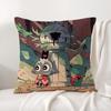 Game C-Cult Of The L-Lamb Cushion Cover Summer Coolness Linen Fabric Double-Sided Printing Pillow Case Sofa Home Decor Gift