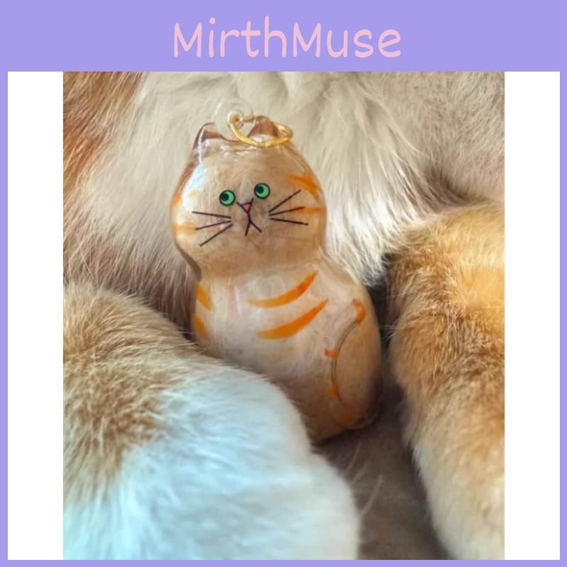 Cat Hair Storage Capsule Keychain With Acrylic Material For Collectors Gift And Party Decor