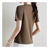 Navava Women NT1612 RabbiT Beads Round Neck ShorT Sleeve T shirT