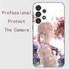 V-Violet E-Evergarden Phone Case For Samsung Galaxy A91,A80,A73,A72 ,A71,A53A52,A32 ,A31A22,A21s,A20,Black Cover