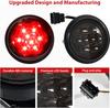 Smoked Black LED Tail Lights for Can-Am Outlander 2011-2025, 2pcs Replacement Brake Stop Lamps