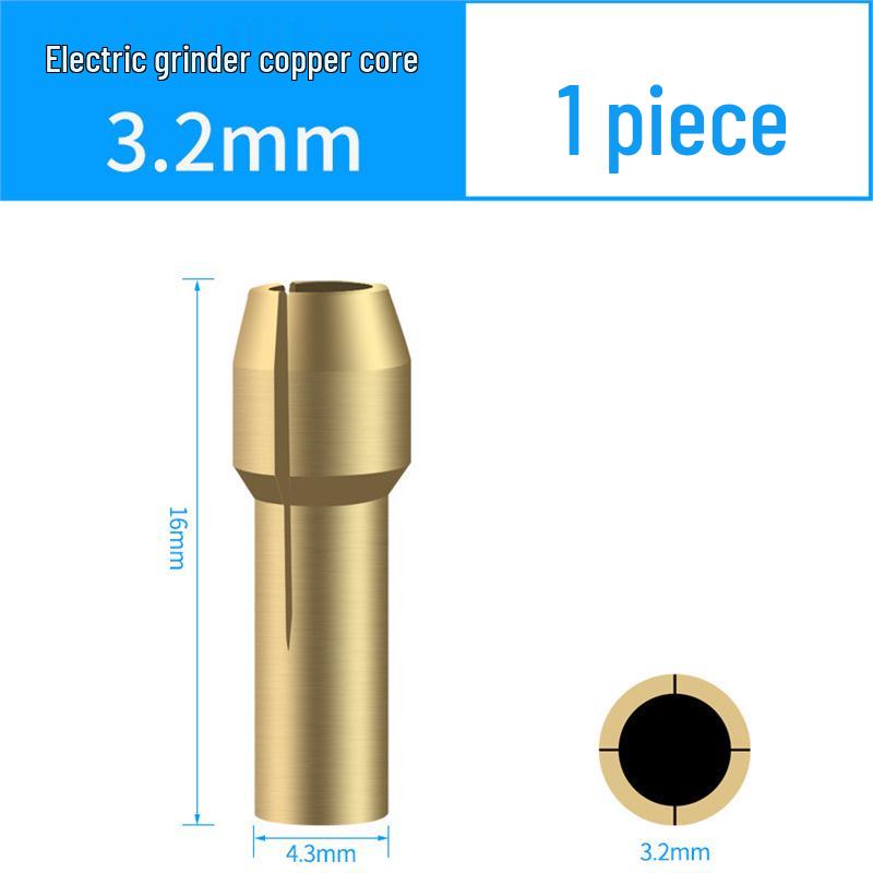 Compact Multi-Function Electric Grinder Chuck Nut - Stainless Steel Collet Accessory