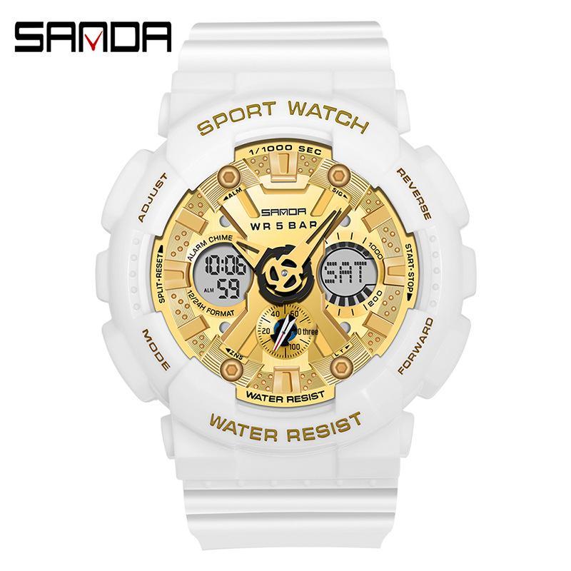 Sanda Original Unisex Wasserdichte Sportuhr - Multifunktionales und Stilvolles Design
