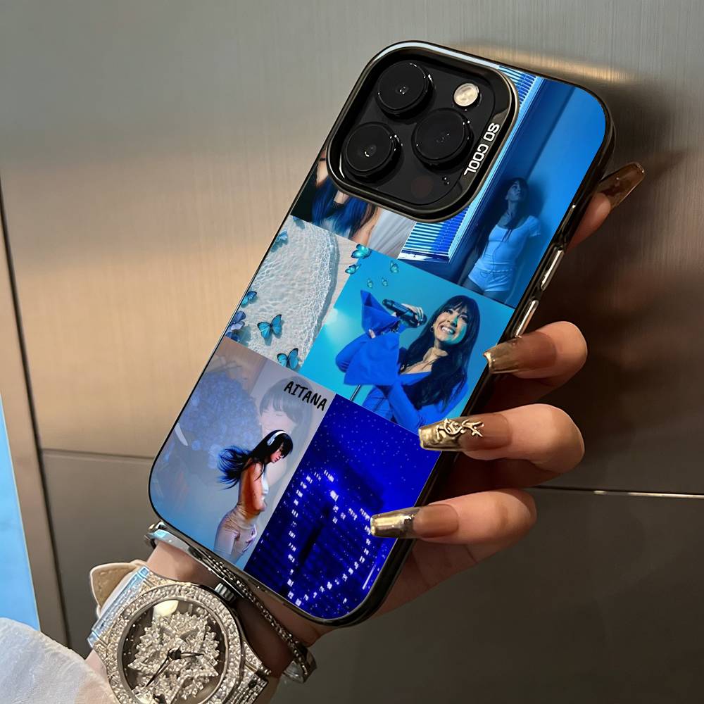 

C- Cuarto Aitana Azul Phone Case For IPhone17 16 11 12 13 14 15 16 Pro Max Plus Cover Colored Silver Funda Bumber iPhone15promax