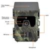 Caméra de chasse SUNTEKCAM HC-600A, 50 MP, 4K, Étanche IP65