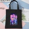 Cartoon K Pop Demon Hunters Women's Shoulder Pouch Fashion Canvas Bags Adorable Tote Bags Printed Handbag Shopping Bags Birth Date Gifts