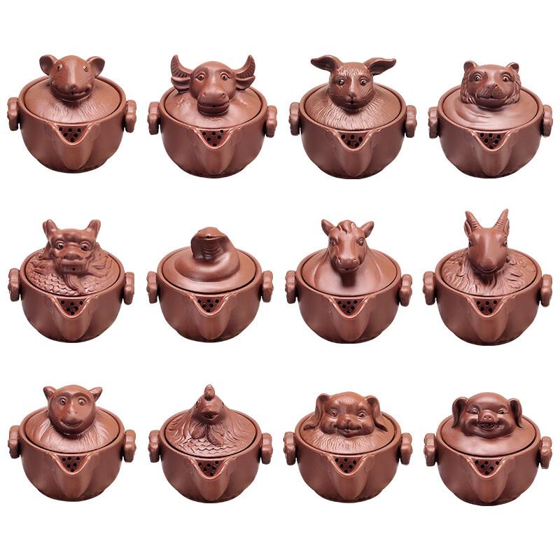 Yilutang Zisha Zodiac Pig Teapot Set