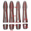 For Nissan Qashqai 2016-2019 Rogue X-Trail 2014-2017 Kicks Car Carbon Fiber Exterior Door Handle Moulding Cover Trim Sticker