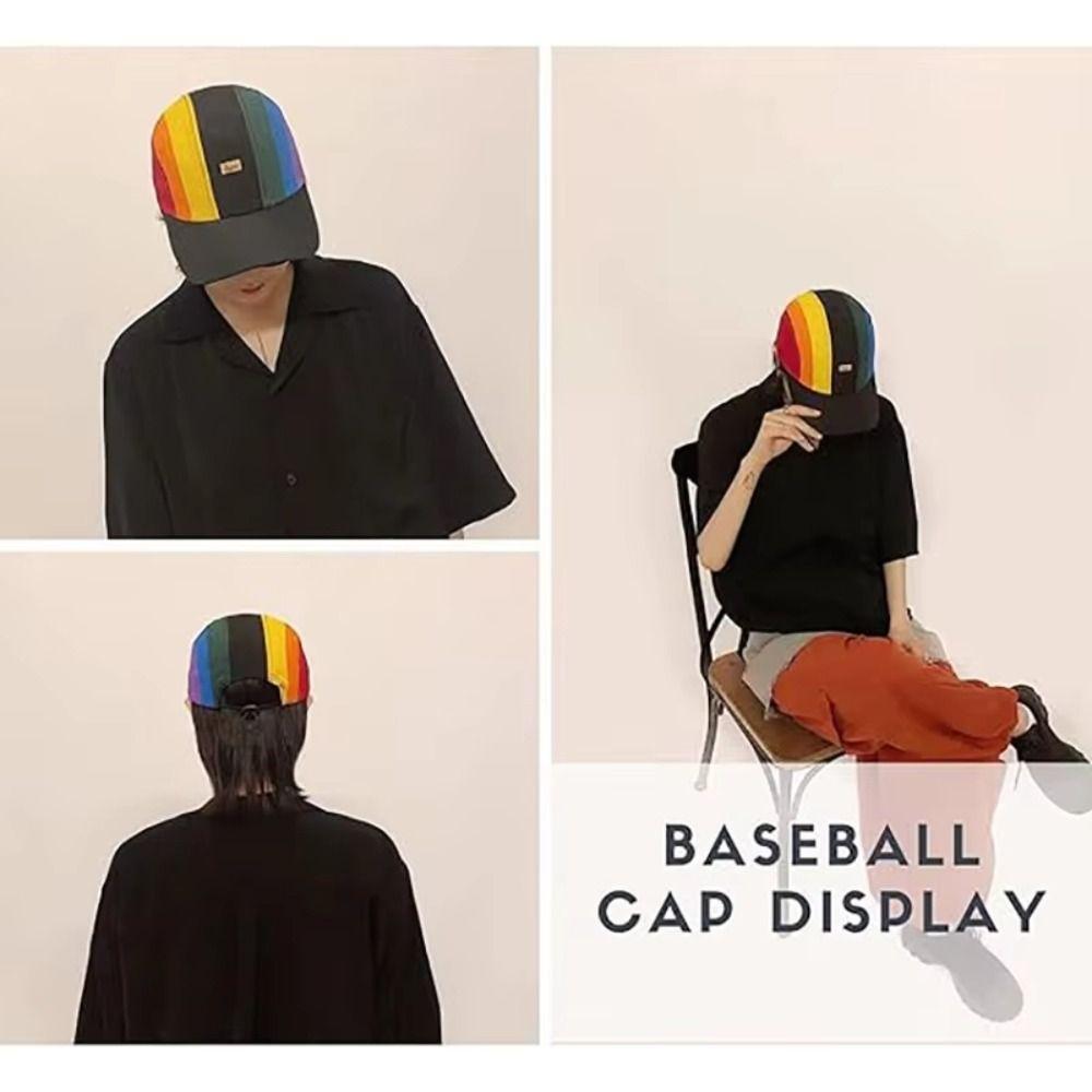 UV Protection Snapback Cap Adjustable Men Sun Hats Rainbow Baseball Caps  Outdoor Sports