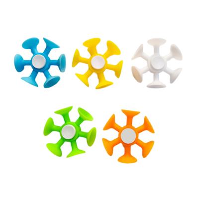 Dětská přísavka EDC Fidget Spinner Novinka Antideformace Odlehčení stresu Neblednoucí prst Dynamicky se měnící gyro Hand Spinner Dětská hračka