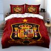 Spanien Fußballmannschaft Bettwäsche-Set Bettwäsche Bettbezug-Set Bettbezug Kissenbezüge (1 * Bettbezug 2 * Kissenbezüge, ohne Bettdecke)