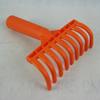 Small Yard Leaf Rake Lightweight 9 Tines Garden Rake Ergonomic Rake for Lawn