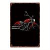 Vintage Motorcycle Metal Tin Sign Retro Biker Garage Wall Decor Industrial Style Art