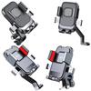 Motorcycle Handlebar/Rearview Mirror Mount Phone Holder Scooter Bike Phone Cradles 360 Degree Rotating Shockproof Stand