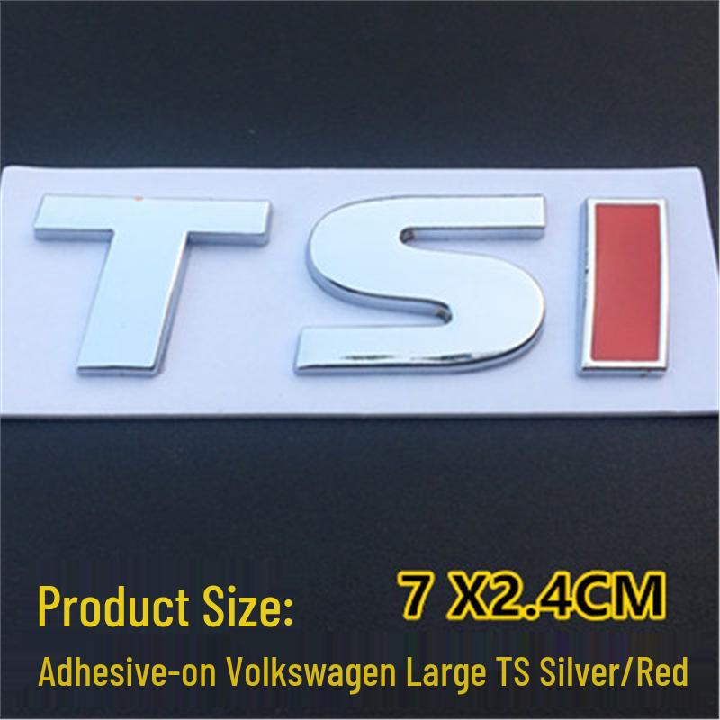 Adesivi Metallici/Emblemi Posteriori per Sagitar, CC, Magotan, New Bora, New Lavida, New Passat e Modelli TSI.