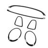 Headlight Trim Ring 51137149906 Tail Light Frame Trim Ring Cover Grille Hood Trim Moulding for Clubman R55 Hatchback R56