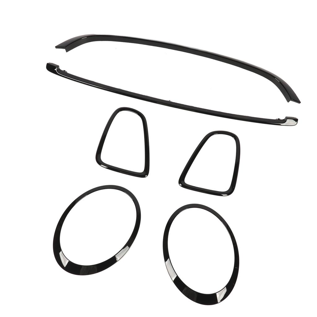 Headlight Trim Ring 51137149906 Tail Light Frame Trim Ring Cover Grille Hood Trim Moulding for Clubman R55 Hatchback R56