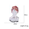 Creative Fashion Classic Character Brooch, Alloy Drip Rhinestone Brooch, High-End Clothing Accessories Pin