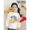 Girl's Fleece Lined Cartoon Sweatshirt