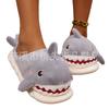 New shark home slippers warm spring and autumn slippers couple men and women summer