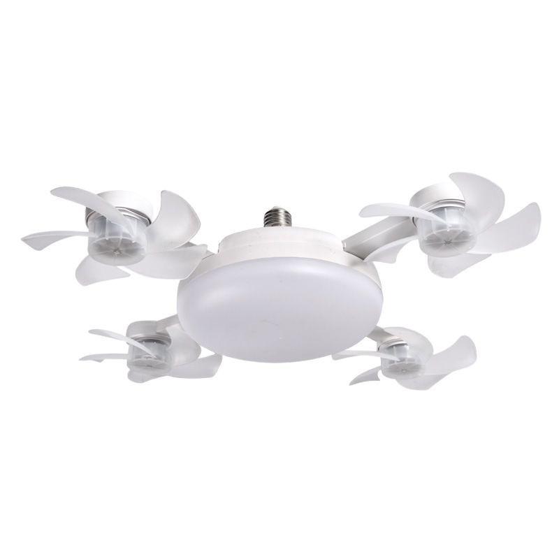 Nordic Style Remote Control Ceiling Fan with Light - Variable Frequency, Strong Wind for Bedroom