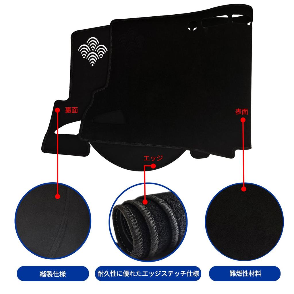 Toyota Corolla Cross Dashboard Blocks of UV Sun Interior Accessories (10 Series) Mat, Flame-Retardant, Hand-Stitched, 99% Rays, Anti-Reflective,