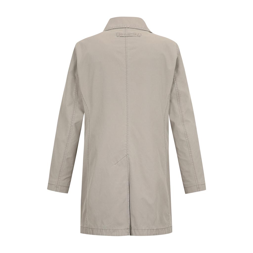 Ferraromilano Pigment Washed Mac Coat Beige (Am0Focm15153)