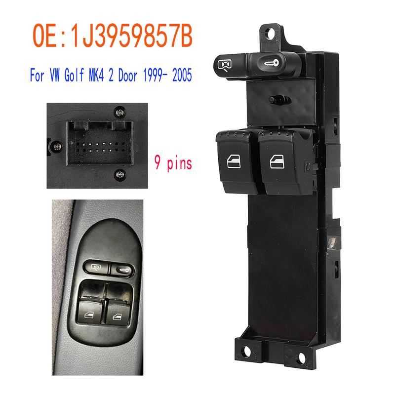 Electric Power Window Switch lifter control Button For Volkswagen VW Golf MK4 Seat Leon Seat Toledo 1999-2006 Car Accessories