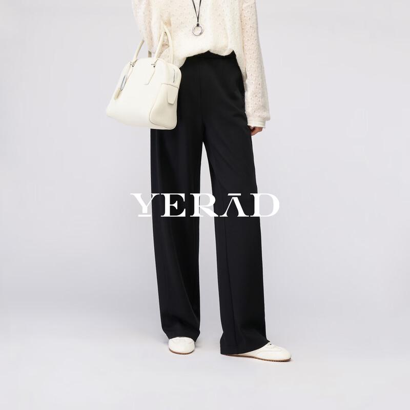 Ya Lida Women s Lyocell Blend Slim Straight Wide-Leg Casual Pants S