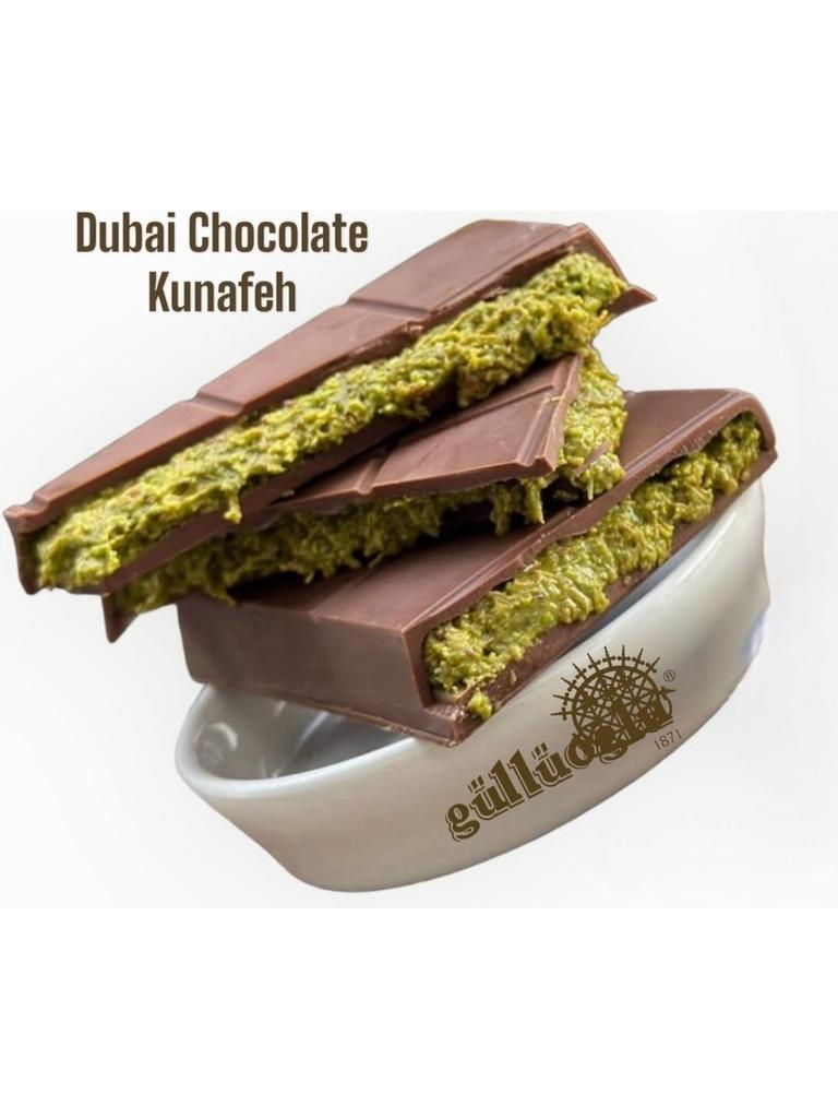 Dubai Chocolate - Pistachio Crunchy Kadaif Filled Milk Chocolate